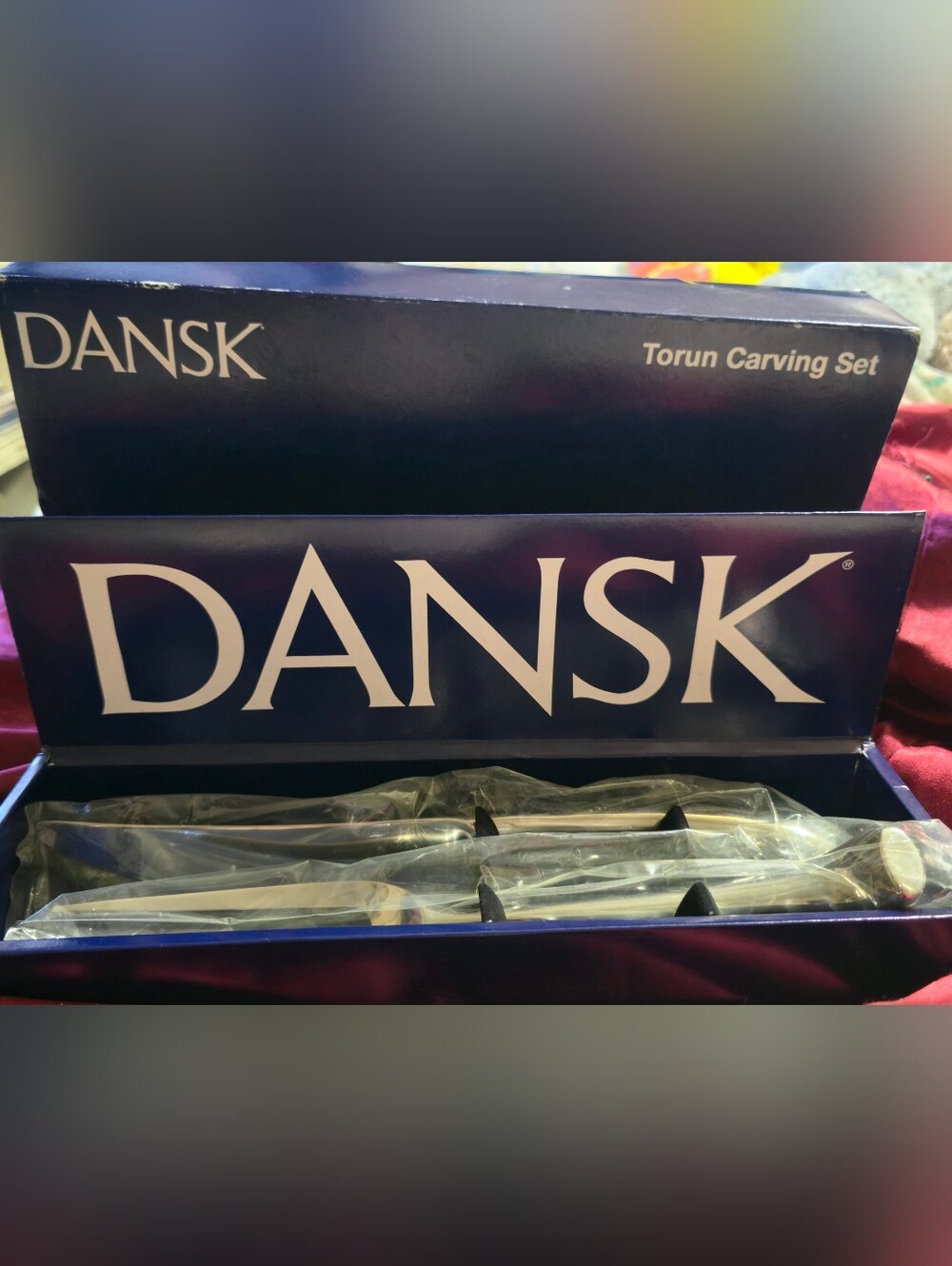 Dansk Torun Stainless Steel Carving Set New In Box